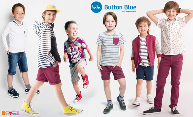 Children's clothing for boys season spring-summer BUTTON BLUE  