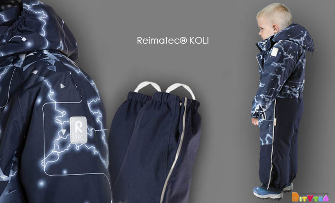 Reimatec ® KOLI glowing winter jumpsuit from REIMA