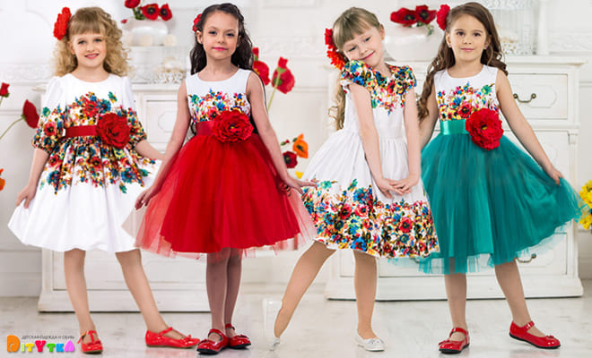 Elegant dresses for girls "Alolika"