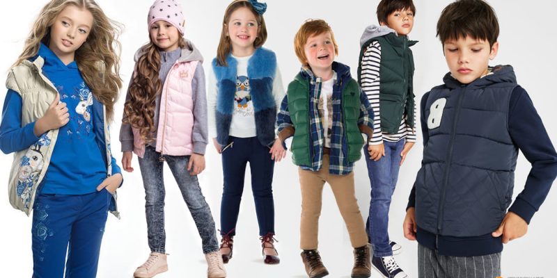 Детские жилеты-модная верхняя одежда для осени